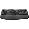 Клавиатура Logitech Wave Keys for Business, Беспроводное, Графитовый