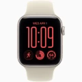 Apple Watch SE 3 44mm Aluminum Case with Sand Sport Band - S/M MJL34 GPS, Starlight