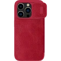 Husă tip carte Nillkin iPhone 15 Pro - Qin Pro, Roșu Husă tip carte Nillkin iPhone 15 Pro - Qin Pro, Roșu
