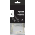 Cablu spiralat al receptorului telefonic Cablexpert TC4P4CS-2M, Alb Cablu spiralat al receptorului telefonic Cablexpert TC4P4CS-2M, Alb