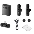 Microfon portabil pentru înregistrare vocală Boya BY-V30, Fără fir, Negru Microfon portabil pentru înregistrare vocală Boya BY-V30, Fără fir, Negru
