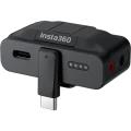 Портативный записывающий микрофон Insta360 Mic Pro (2 TX + 1 RX), Беспроводной, Черный Портативный записывающий микрофон Insta360 Mic Pro (2 TX + 1 RX), Беспроводной, Черный
