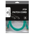 Patch cord Cablexpert PP6-3M/G, Cat6 FTP , 3m, Verde Patch cord Cablexpert PP6-3M/G, Cat6 FTP , 3m, Verde
