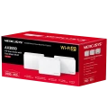 Sistem Wi-Fi Mesh MERCUSYS Halo H80X (3-pack), Alb