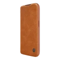 Husă tip carte Nillkin iPhone 15 Pro Max - Qin Pro, Maro Husă tip carte Nillkin iPhone 15 Pro Max - Qin Pro, Maro