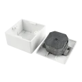 Priză pentru montare pe perete Cablexpert MVS-2S6-01, Alb Priză pentru montare pe perete Cablexpert MVS-2S6-01, Alb