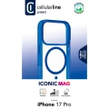 Чехол Cellularline Iconic Mag для Apple iPhone 17 Pro, Синий Чехол Cellularline Iconic Mag для Apple iPhone 17 Pro, Синий