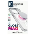 Чехол Cellularline Gloss Mag - iPhone 16 Pro, Прозрачный Чехол Cellularline Gloss Mag - iPhone 16 Pro, Прозрачный