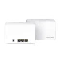 Домашняя Mesh Wi-Fi система MERCUSYS Halo H80X (2-pack), Белый Домашняя Mesh Wi-Fi система MERCUSYS Halo H80X (2-pack), Белый