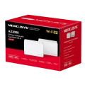 Домашняя Mesh Wi-Fi система MERCUSYS Halo H80X (2-pack), Белый Домашняя Mesh Wi-Fi система MERCUSYS Halo H80X (2-pack), Белый