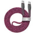 Cablu de încărcare și date Rivacase PS6105, USB Type-C/USB Type-C, 1,2m, Roșu