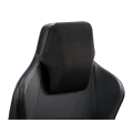 Scaun Gaming Lumi CH06-39, Țesătură, PU Piele, Negru