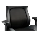 Scaun Gaming Lumi CH06-39, Țesătură, PU Piele, Negru