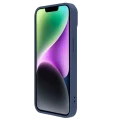 Husă Nillkin iPhone 15 Plus, CamShield Silky Silicone, Albastru Marin