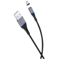 Кабель для зарядки и синхронизации XO NB125, USB Type-A/USB Type-C, 1м, Чёрный Кабель для зарядки и синхронизации XO NB125, USB Type-A/USB Type-C, 1м, Чёрный