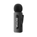 Портативный записывающий микрофон Boya BY-V2 V2.0, Беспроводной, Черный Портативный записывающий микрофон Boya BY-V2 V2.0, Беспроводной, Черный
