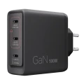 Lenovo USB-C Multi-port 100W GaN Charger, 3xUSB-C; (WxDxH): 70x70x30.5 mm, Weight: 240 g., USB-C cab Lenovo USB-C Multi-port 100W GaN Charger, 3xUSB-C; (WxDxH): 70x70x30.5 mm, Weight: 240 g., USB-C cab