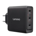 Lenovo USB-C Multi-port 100W GaN Charger, 3xUSB-C; (WxDxH): 70x70x30.5 mm, Weight: 240 g., USB-C cab Lenovo USB-C Multi-port 100W GaN Charger, 3xUSB-C; (WxDxH): 70x70x30.5 mm, Weight: 240 g., USB-C cab