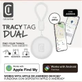 Смарт трекер Cellularline Tracy Tag Dual, Белый Смарт трекер Cellularline Tracy Tag Dual, Белый
