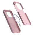 Чехол Etteri Silicone Mag case для iPhone 16 Pro Max, Light Pink Чехол Etteri Silicone Mag case для iPhone 16 Pro Max, Light Pink