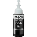 Recipient de cerneală Epson T664, 70ml, Negru