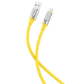 Cable de date XO NB251, USB Type-A/USB Type-C, 1m, Galben