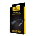 Adaptor USB APC Electronic A-USB3C-DPF-01, USB Type-C - DisplayPort (M), 0,15m, Gri Adaptor USB APC Electronic A-USB3C-DPF-01, USB Type-C - DisplayPort (M), 0,15m, Gri