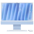 Computer All-in-One Apple iMac A3137, 24", M4 with 10-core CPU and 10-core GPU, 16GB/256GB, macOS Sequoia, Albastru