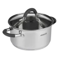 Cratiță Ardesto AR1908CS, 0,8L, 12cm, Oțel inoxidabil Cratiță Ardesto AR1908CS, 0,8L, 12cm, Oțel inoxidabil