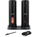 Huslog Set of electric grinders with USB charging - Black Huslog Set of electric grinders with USB charging - Black