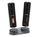 Huslog Set of electric grinders with USB charging - Black Huslog Set of electric grinders with USB charging - Black