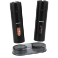 Huslog Set of electric grinders with USB charging - Black Huslog Set of electric grinders with USB charging - Black