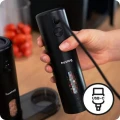 Huslog Set of electric grinders with USB charging - Black Huslog Set of electric grinders with USB charging - Black