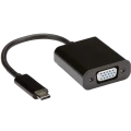 Adaptor Video APC Electronic APC-631008, Type-C - VGA D-Sub, 0,15m, Negru Adaptor Video APC Electronic APC-631008, Type-C - VGA D-Sub, 0,15m, Negru