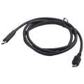 Кабель для зарядки и синхронизации Cablexpert CCP-USB2-mBMCM-1M, Micro-USB/USB Type-C, 1м, Чёрный Кабель для зарядки и синхронизации Cablexpert CCP-USB2-mBMCM-1M, Micro-USB/USB Type-C, 1м, Чёрный