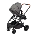 Прогулочная коляска Caretero Ratio, Темно-серый