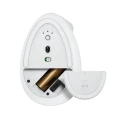 Mouse Wireless Logitech Lift Vertical, Alb Mouse Wireless Logitech Lift Vertical, Alb
