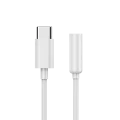 Audio Adaptor Cablexpert A-CM-3.5F-01, USB Type-C (M) - 3.5mm 4-pin (F), 0,01 m, Alb Audio Adaptor Cablexpert A-CM-3.5F-01, USB Type-C (M) - 3.5mm 4-pin (F), 0,01 m, Alb