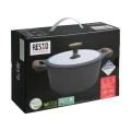 Cratiță RESTO 93901, 2,4L, 20cm, Negru Cratiță RESTO 93901, 2,4L, 20cm, Negru