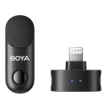 Microfon portabil pentru înregistrare vocală Boya Magic, Fără fir, Negru