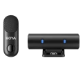 Microfon portabil pentru înregistrare vocală Boya Magic, Fără fir, Negru