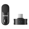 Microfon portabil pentru înregistrare vocală Boya Magic, Fără fir, Negru