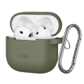 Чехол для Airpods Tech Protect Hook, Olive green