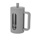 Cafetiera French Press RESTO 90532, 0,6L, Gri deschis
