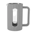 Cafetiera French Press RESTO 90532, 0,6L, Gri deschis