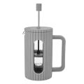 Cafetiera French Press RESTO 90532, 0,6L, Gri deschis