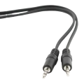 Аудиокабель Cablexpert CCA-404, 3.5mm 3-pin (M) - 3.5mm 3-pin (M), 1,2м, Чёрный Аудиокабель Cablexpert CCA-404, 3.5mm 3-pin (M) - 3.5mm 3-pin (M), 1,2м, Чёрный