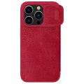 Husă tip carte Nillkin iPhone 15 Pro Max - Qin Pro, Roșu Husă tip carte Nillkin iPhone 15 Pro Max - Qin Pro, Roșu