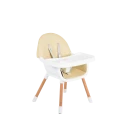 Scaun de masa 2 in 1 Moni Gelato 2 in 1 beige Scaun de masa 2 in 1 Moni Gelato 2 in 1 beige