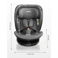 Детское автокресло Caretero Mokki i-Size, Группа 0+/1/2/3 (0-36 кг), Серый Детское автокресло Caretero Mokki i-Size, Группа 0+/1/2/3 (0-36 кг), Серый